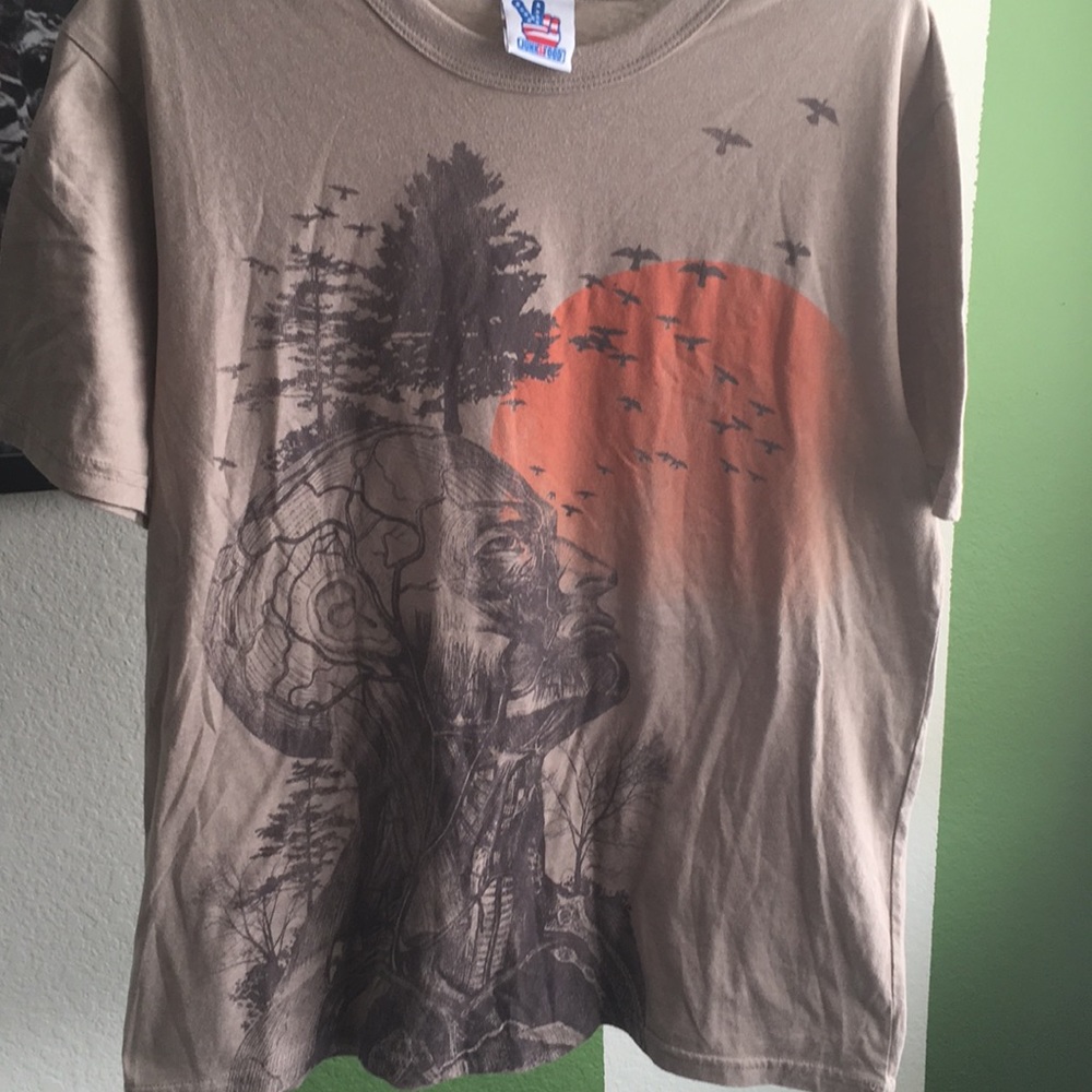 Junk Food Island Head Graphic Tee Large